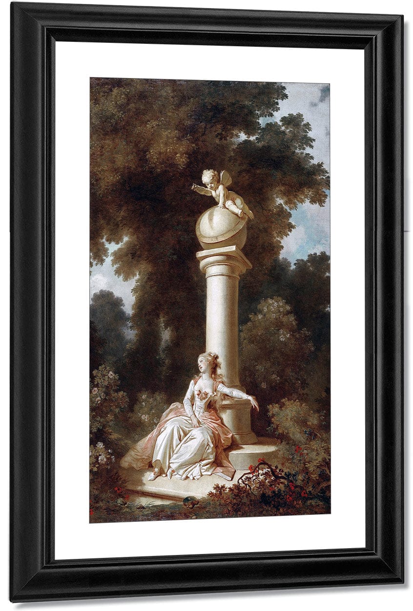 The Progress Of Love Reverie By Jean Honore Fragonard Fine Art Print