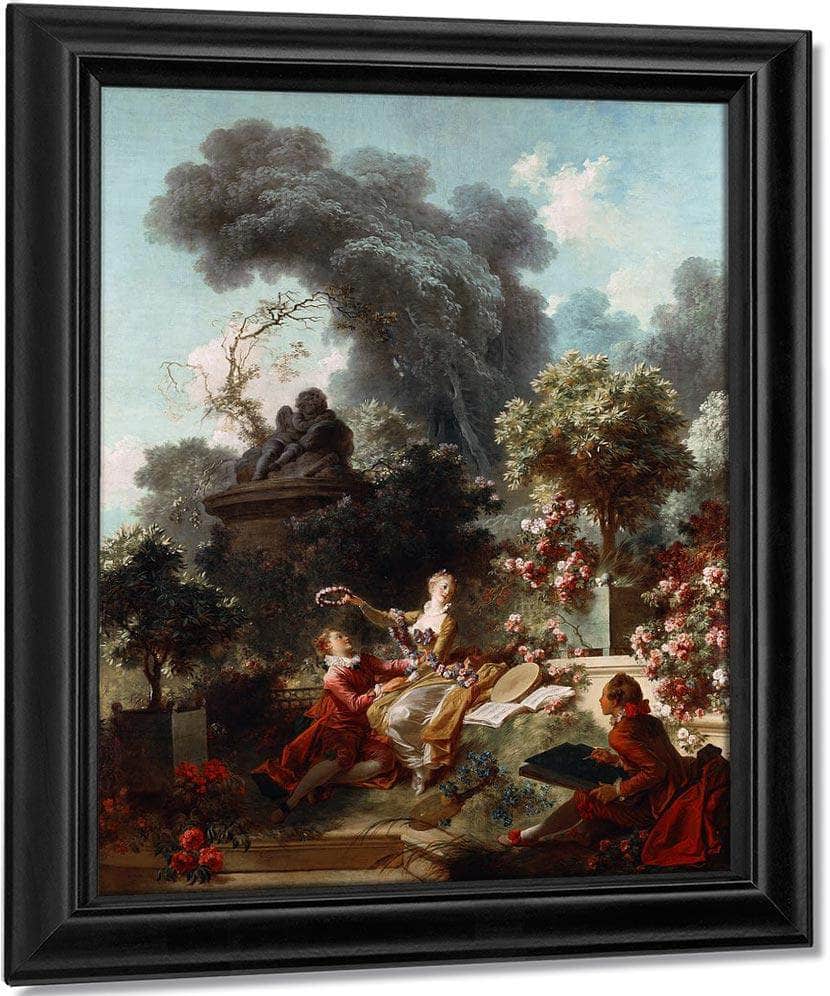 The Progress Of Love The Lover Crow Print, Canvas Art