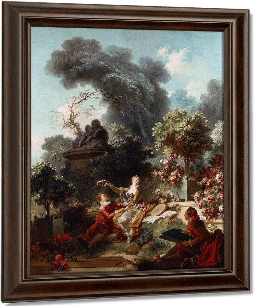 The Progress Of Love   The Lover Crowned 1771 72 Rococo 317 8X243 2Cm The Frick By Jean Honore Fragonard Fine Art Print