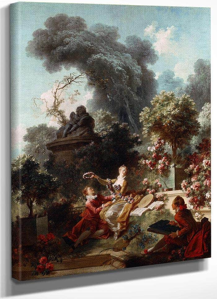 The Progress Of Love   The Lover Crowned 1771 72 Rococo 317 8X243 2Cm The Frick By Jean Honore Fragonard Fine Art Print