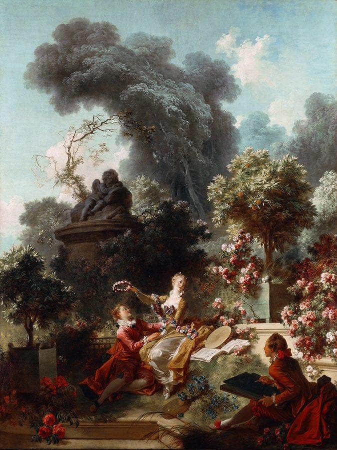 The Progress Of Love   The Lover Crowned 1771 72 Rococo 317 8X243 2Cm The Frick By Jean Honore Fragonard Fine Art Print