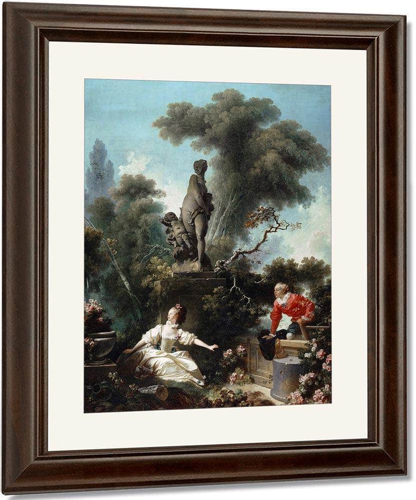 The Progress Of Love The Meeting By Jean Honore Fragonard Fine Art Print