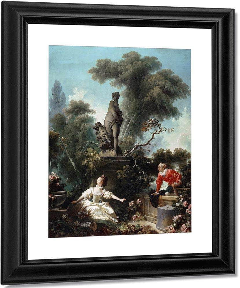 The Progress Of Love The Meeting By Jean Honore Fragonard Fine Art Print
