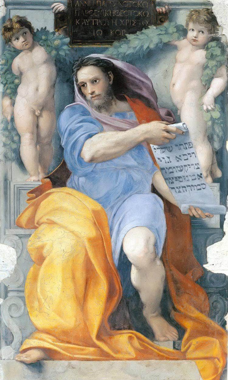The Prophet Isaiah Raphael Fine Art Print