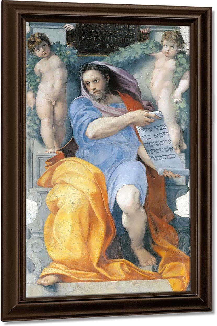 The Prophet Isaiah Raphael Fine Art Print