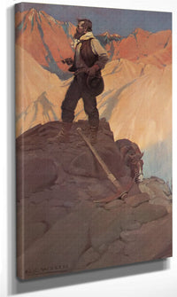 The Prospector By NC Wyeth Fine Art Print