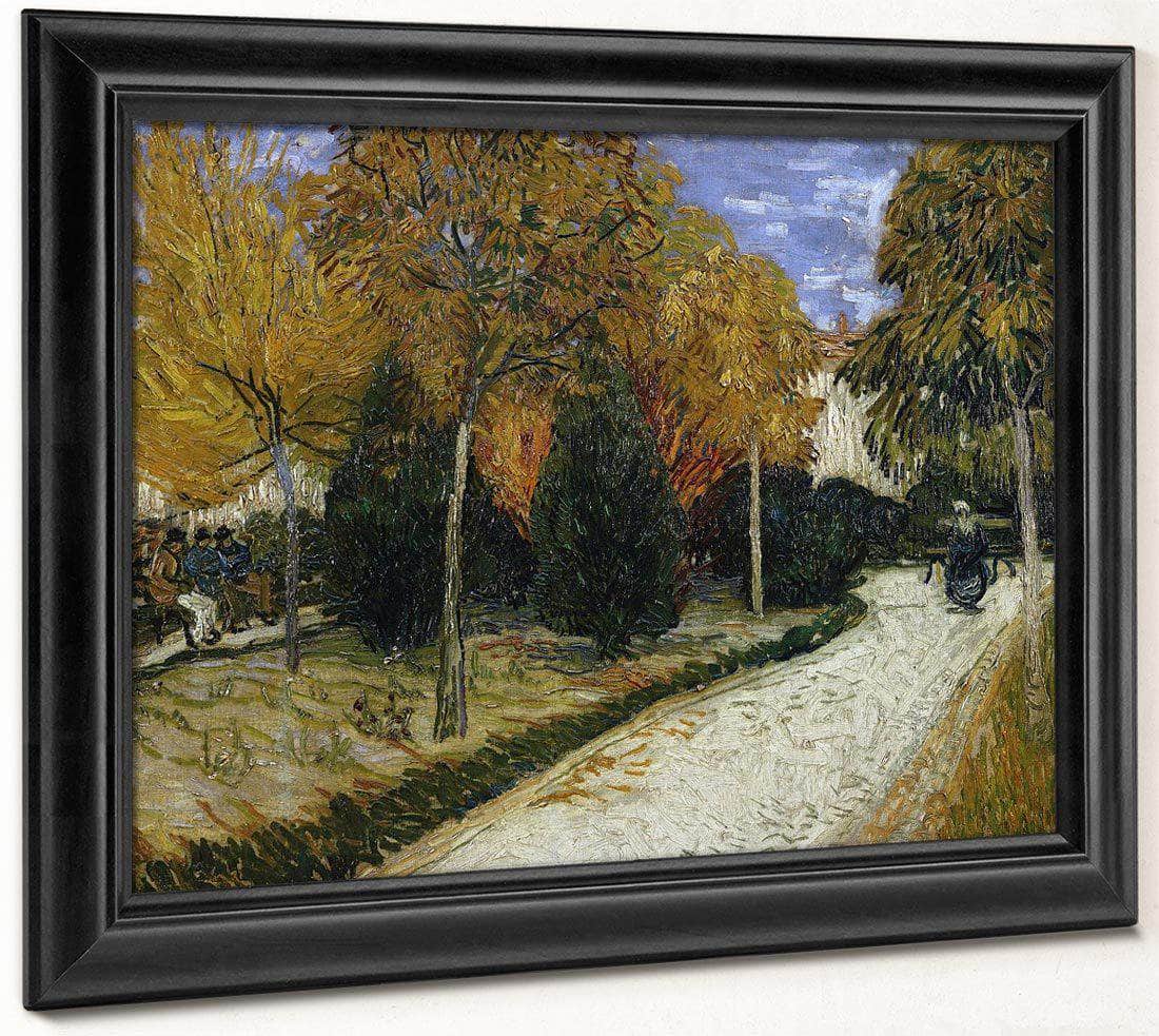 The Public Garden By Vincent Van Gogh Fine Art Print