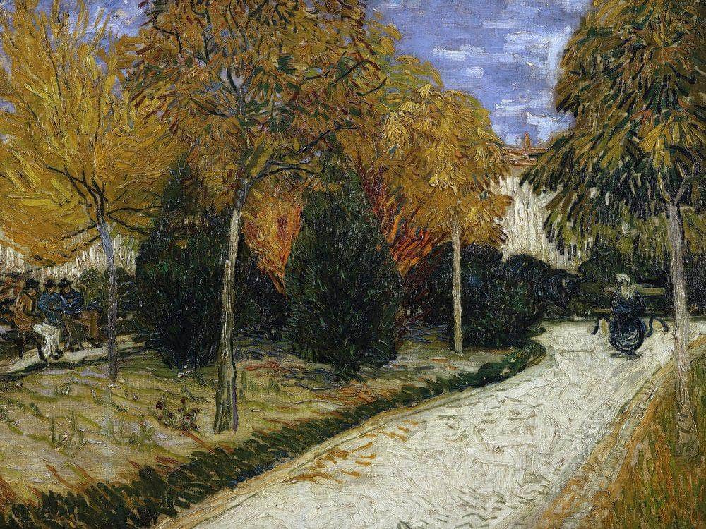 The Public Garden By Vincent Van Gogh Fine Art Print