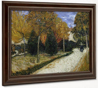 The Public Garden By Vincent Van Gogh Fine Art Print