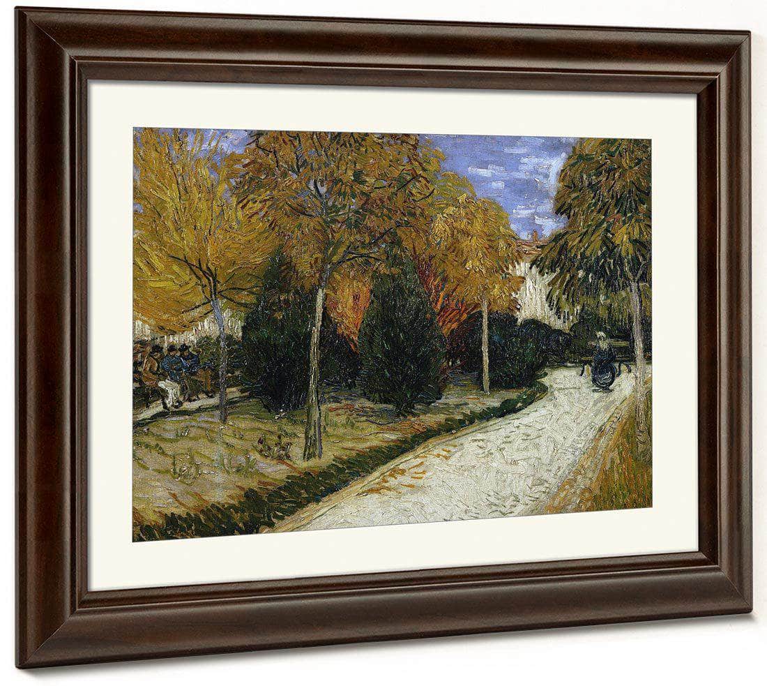 The Public Garden By Vincent Van Gogh Fine Art Print