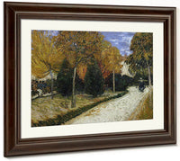 The Public Garden By Vincent Van Gogh Fine Art Print