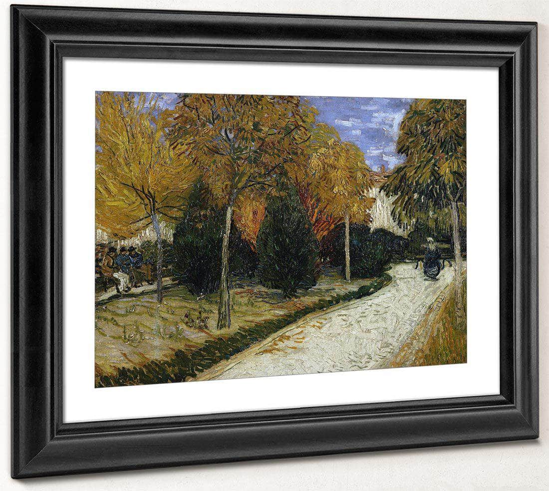 The Public Garden By Vincent Van Gogh Fine Art Print