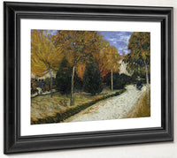 The Public Garden By Vincent Van Gogh Fine Art Print