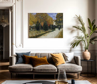 The Public Garden By Vincent Van Gogh Fine Art Print