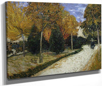 The Public Garden By Vincent Van Gogh Fine Art Print
