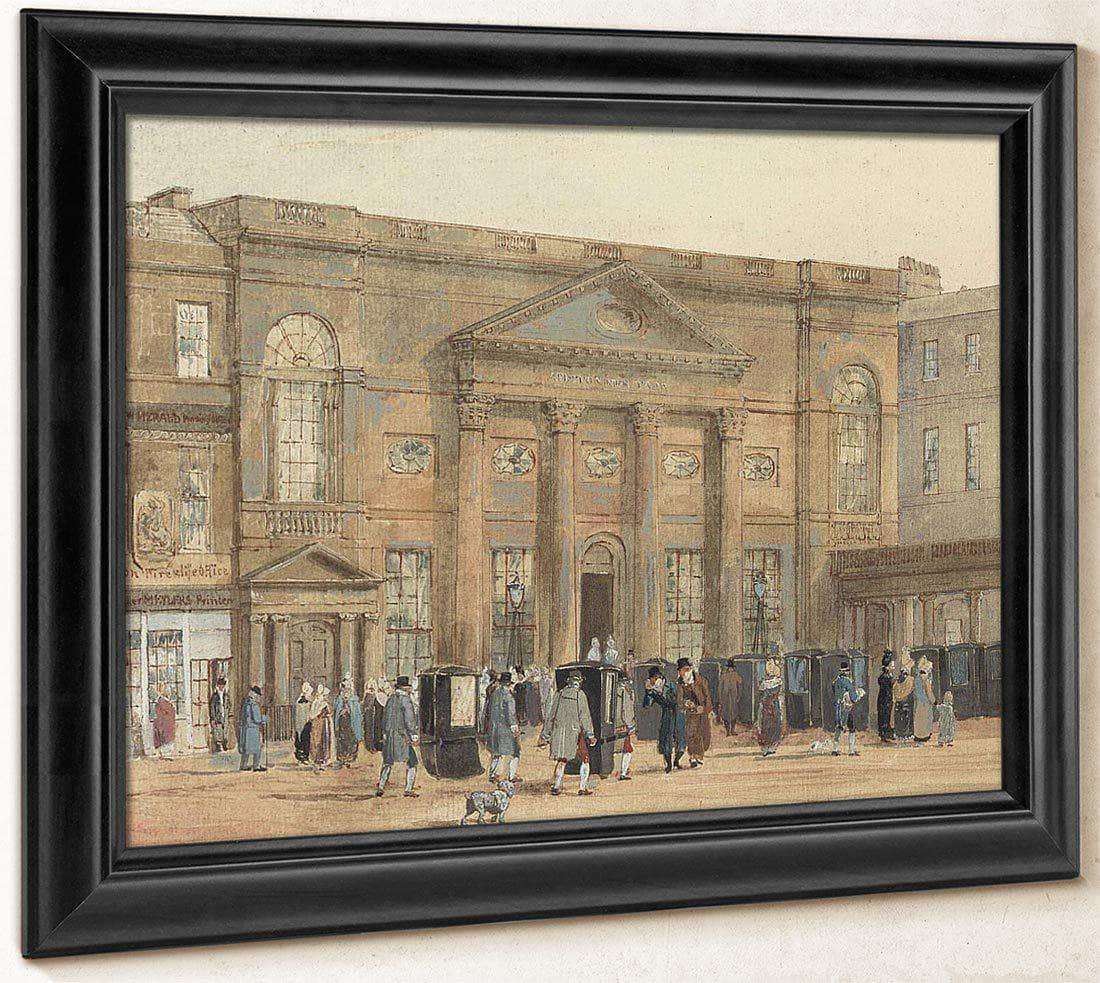 The Pump Room Bath By David Cox Fine Art Print