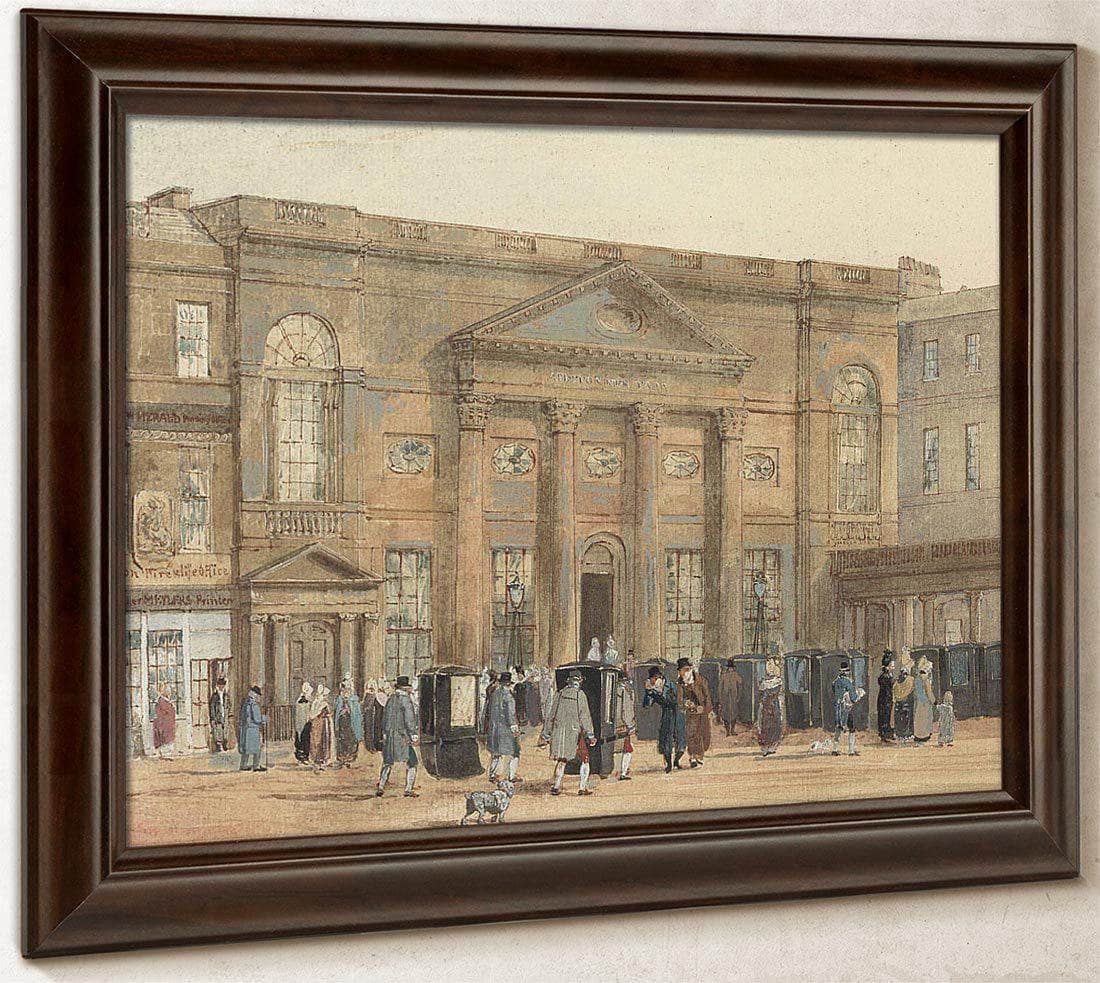 The Pump Room Bath By David Cox Fine Art Print