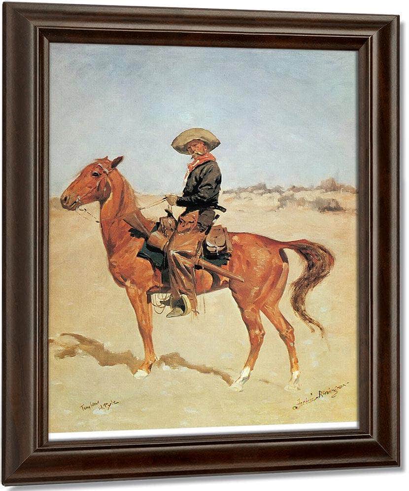 The Puncher By Frederic Remington Fine Art Print