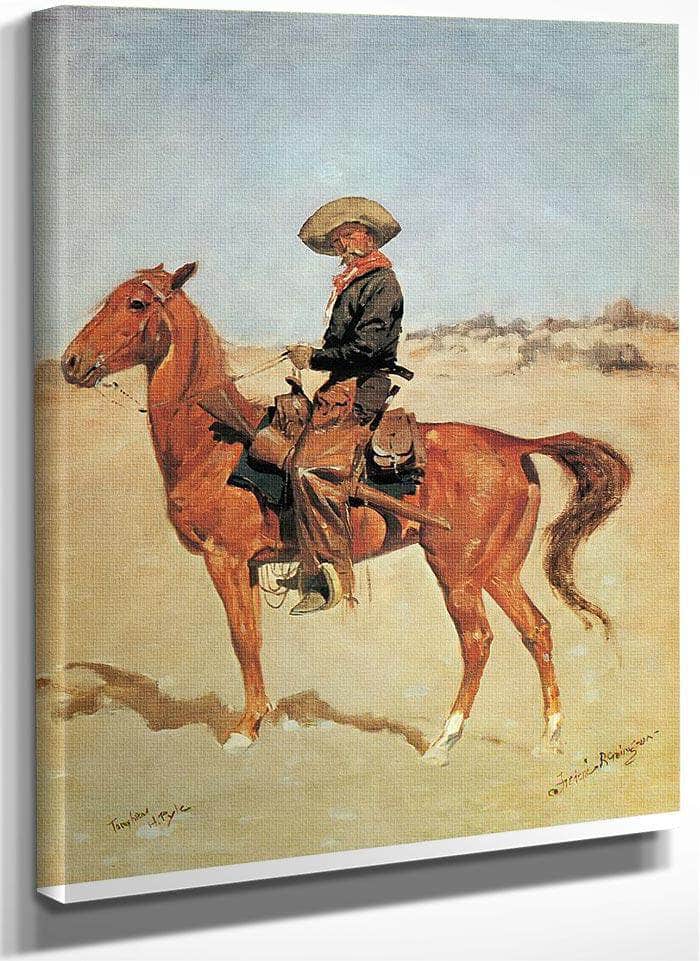 The Puncher By Frederic Remington Fine Art Print