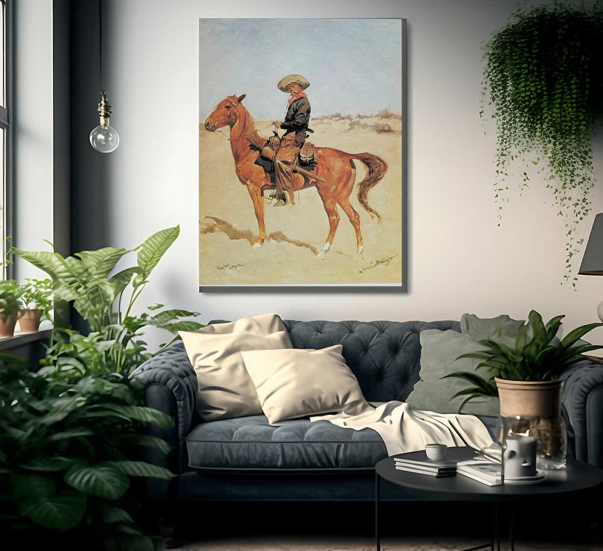 The Puncher By Frederic Remington Fine Art Print