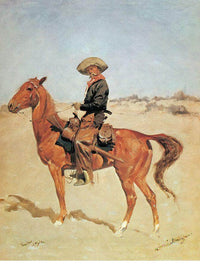 The Puncher By Frederic Remington Fine Art Print