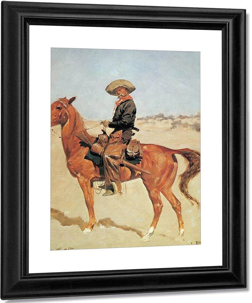 The Puncher By Frederic Remington Fine Art Print