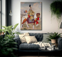 The Qianlong Emperor In Ceremonial Armour 1758 By Giuseppe Castiglione Fine Art Print