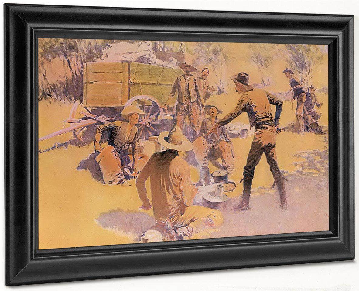 The Quarrel By Frederic Remington Fine Art Print