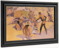 The Quarrel By Frederic Remington Fine Art Print