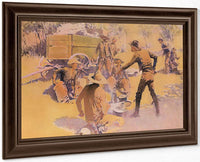 The Quarrel By Frederic Remington Fine Art Print