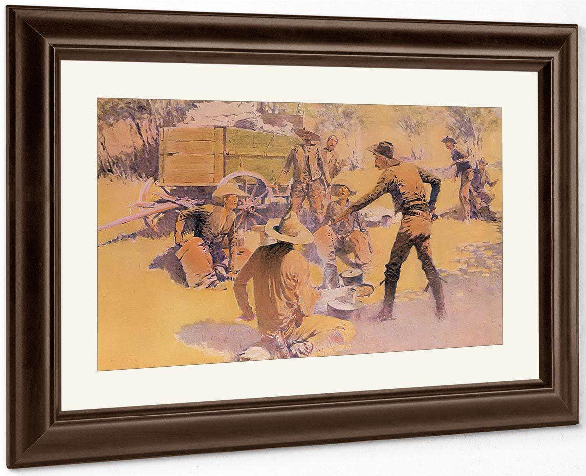 The Quarrel By Frederic Remington Fine Art Print