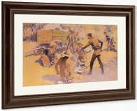 The Quarrel By Frederic Remington Fine Art Print