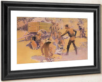 The Quarrel By Frederic Remington Fine Art Print