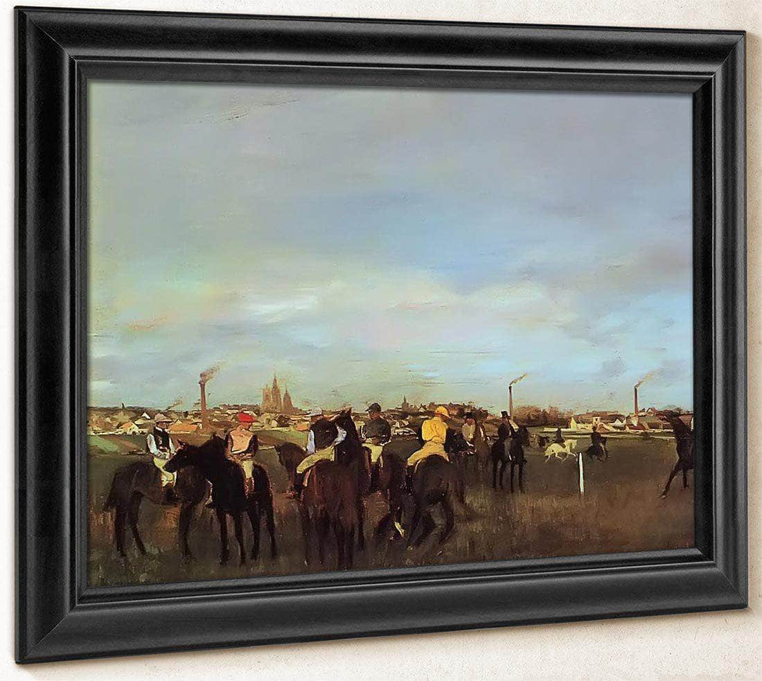 The Races Before The Stsrt By Edgar Degas Fine Art Print