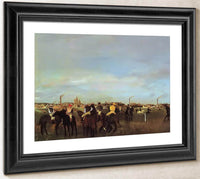 The Races Before The Stsrt By Edgar Degas Fine Art Print