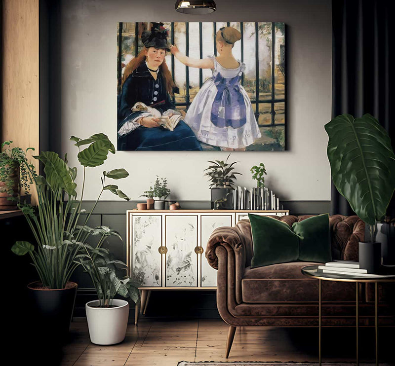 The Railway Gare Saint Lazare By Edouard Manet Fine Art Print