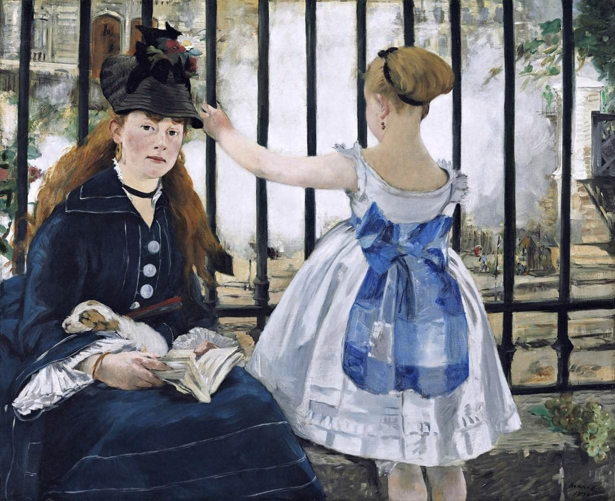The Railway Painting Edouard Manet Canvas Art Fine Art Print