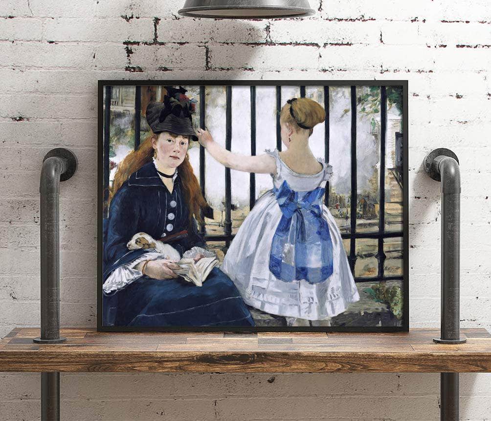 The Railway Painting Edouard Manet Canvas Art Fine Art Print