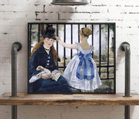 The Railway Painting Edouard Manet Canvas Art Fine Art Print