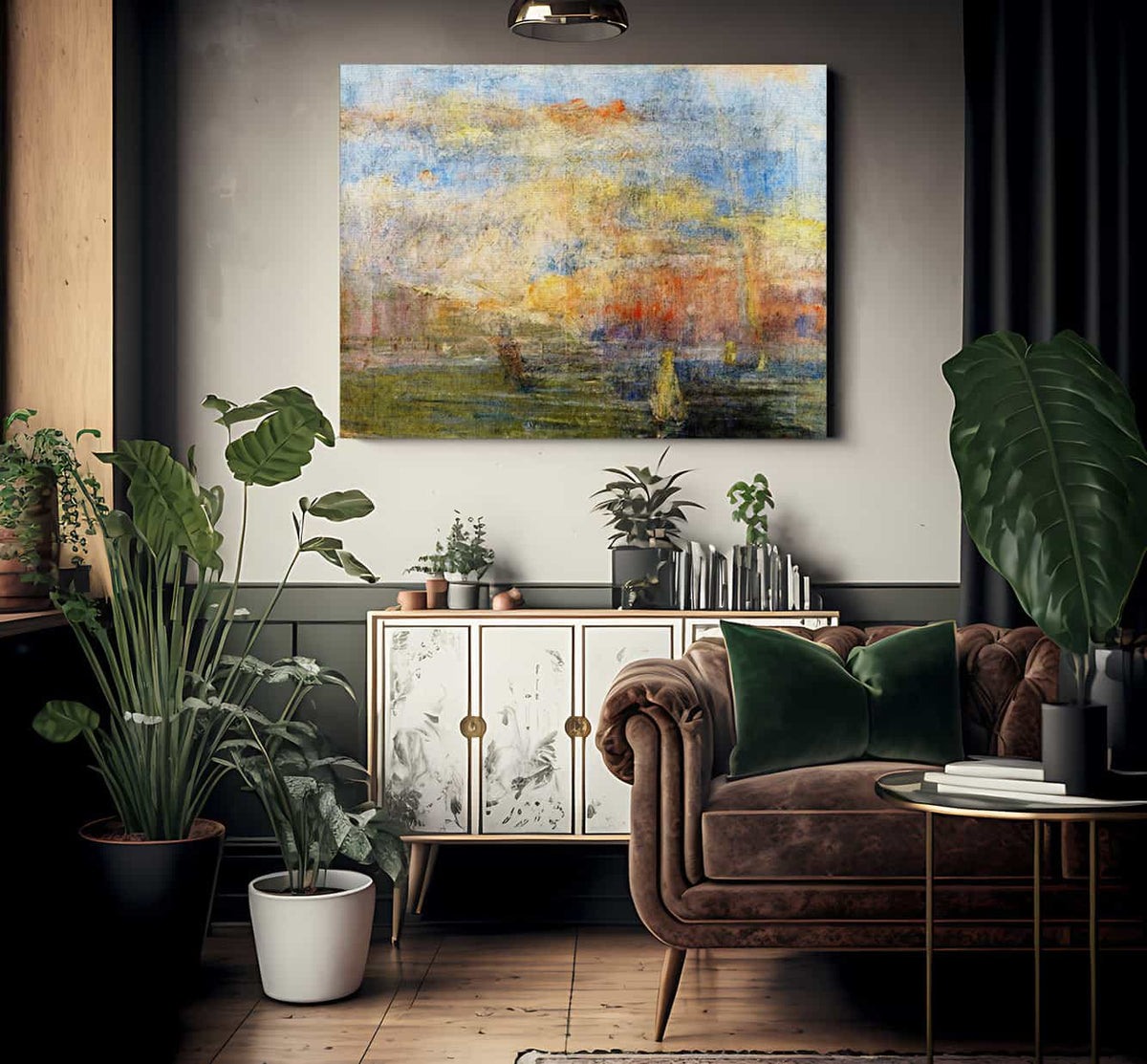 The Rainbow By James Ensor Fine Art Print