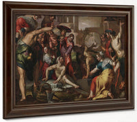 The Raising Of Lazarus By Joachim Wtewael Fine Art Print