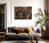 The Raising Of Lazarus By Joachim Wtewael Fine Art Print