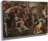The Raising Of Lazarus By Joachim Wtewael Fine Art Print