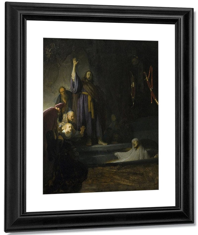 The Raising Of Lazarus By Rembrandt Fine Art Print