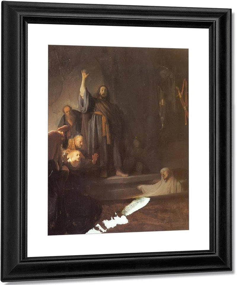 The Raising Of Lazarus,C 1630 By Rembrandt Fine Art Print