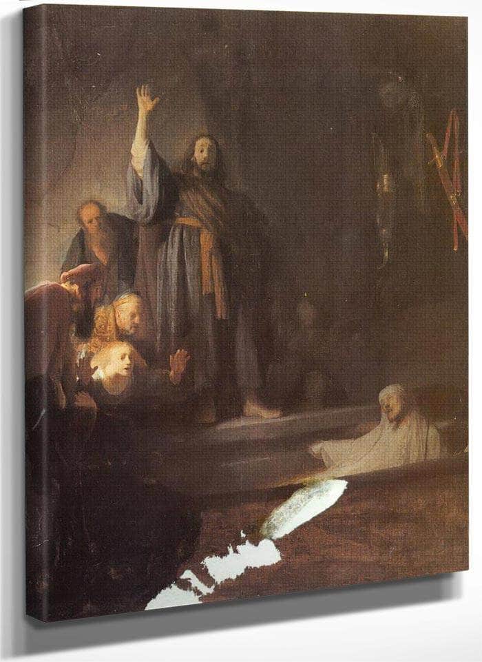 The Raising Of Lazarus,C 1630 By Rembrandt Fine Art Print