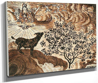 The Ram That Entered Paradise By Nicolai Astrup Fine Art Print