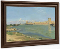 The Ramparts At Aigues Mortes By Frederic Bazille Fine Art Print