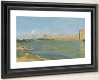 The Ramparts At Aigues Mortes By Frederic Bazille Fine Art Print