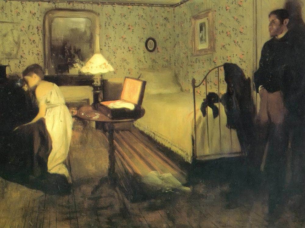 The Rape By Edgar Degas Fine Art Print